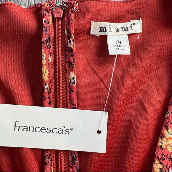 NWT Mi Ami Adaline Floral Wrap Dress | Size Medium - Picture 7 of 12